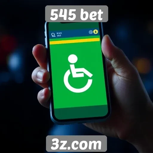 Acessibilidade do site 545 bet para dispositivos móveis